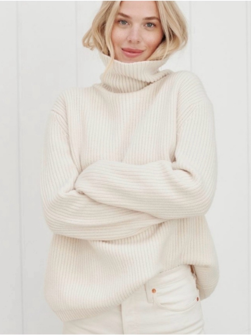 Jenni Kayne Cashmere Turtleneck Sweater